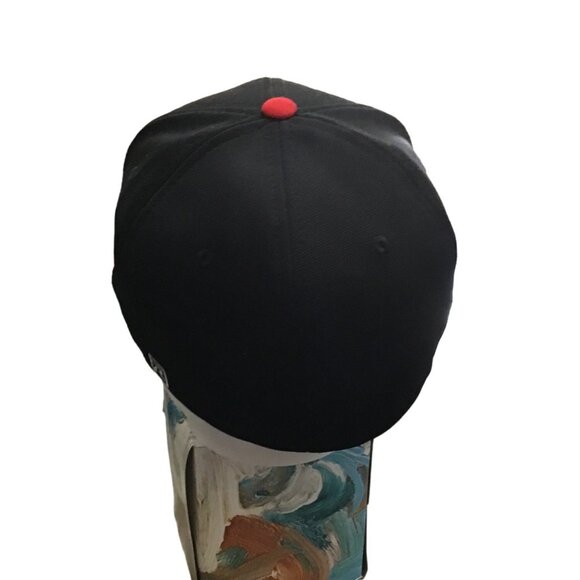 FOOTBALL PARACLETE HIGH SCHOOL SPIRITS MEN FLEXFIT S/M RED/BLACK HAT Pittsburgh - Picture 3 of 6